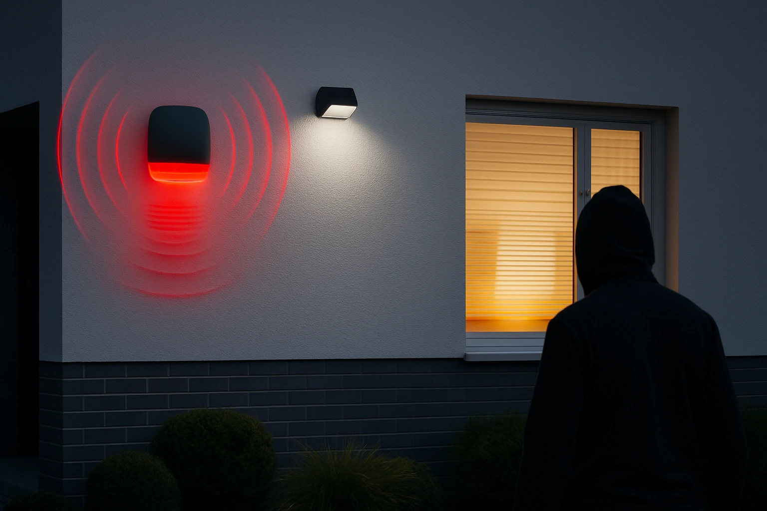 Sirène alarme extérieure 113 dB